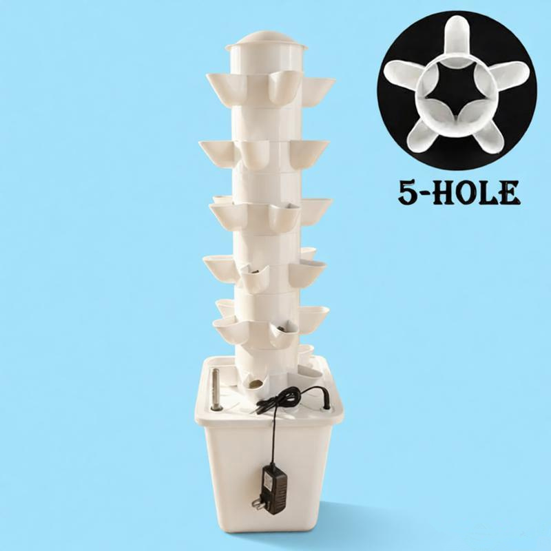 Hydroponic Tower - Hydroponics Growing System Kit, 6 Layers