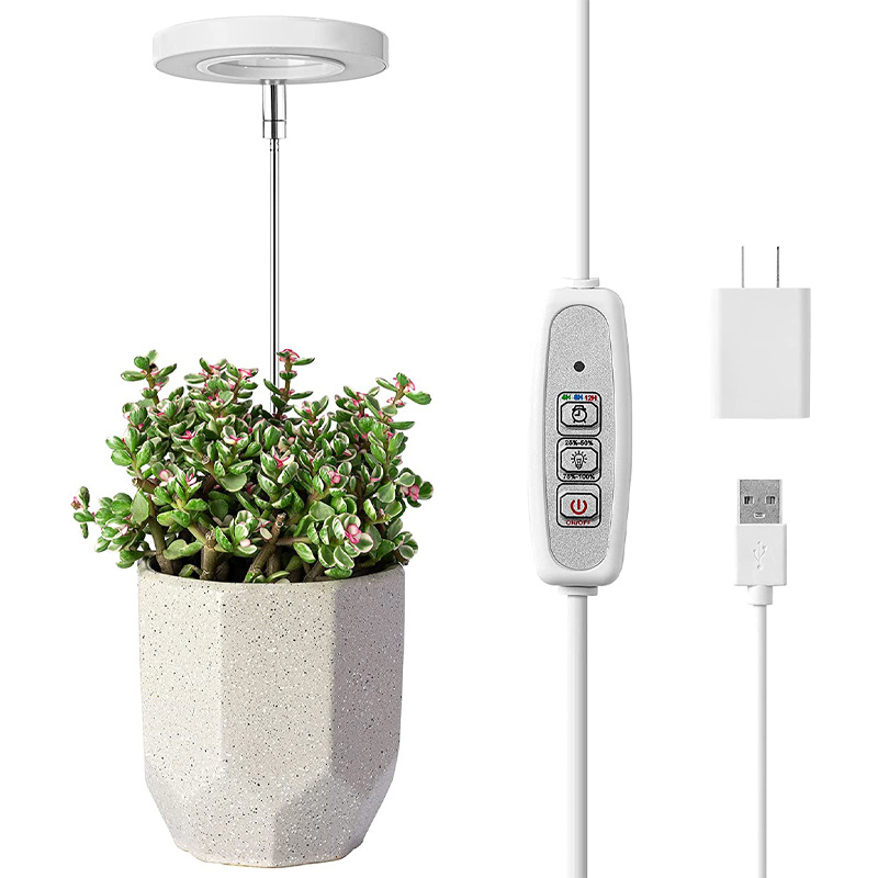 Timing Dimmable Angel Ring LED - Plant Grow Light Full Spectrum 评论和价格