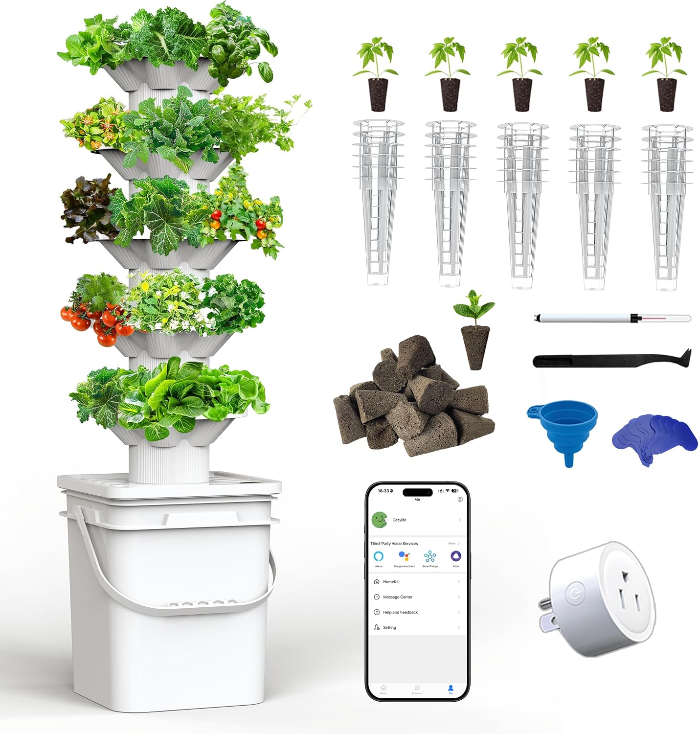 Hydroponics Growing System Kit - Indoor Garden Kit 评论和价格