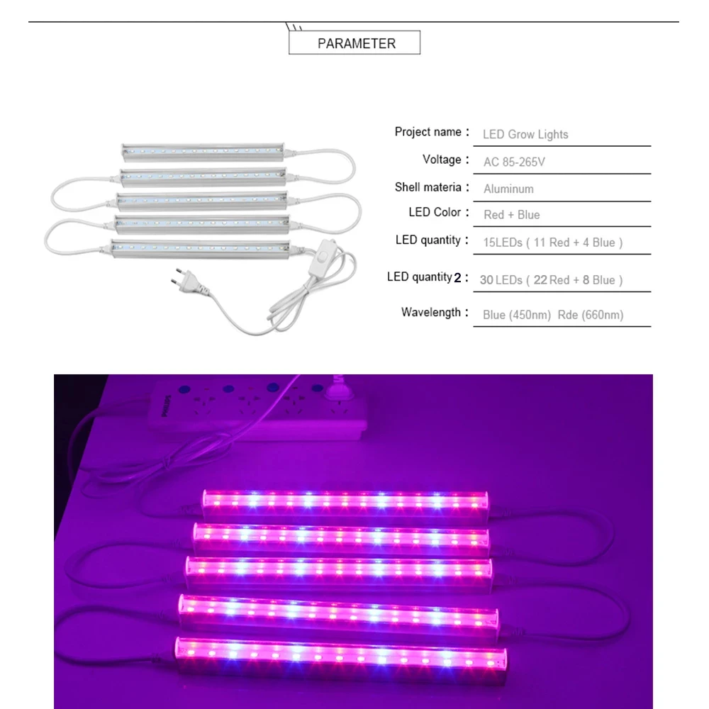 12 Inch LED Plant Grow Light S - Plant Grow Light Full Spectrum 评论和价格