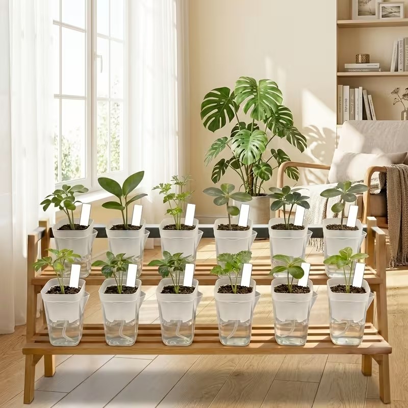 16/32 Pack Self-Watering Plant - Plant Monitor 评论和价格