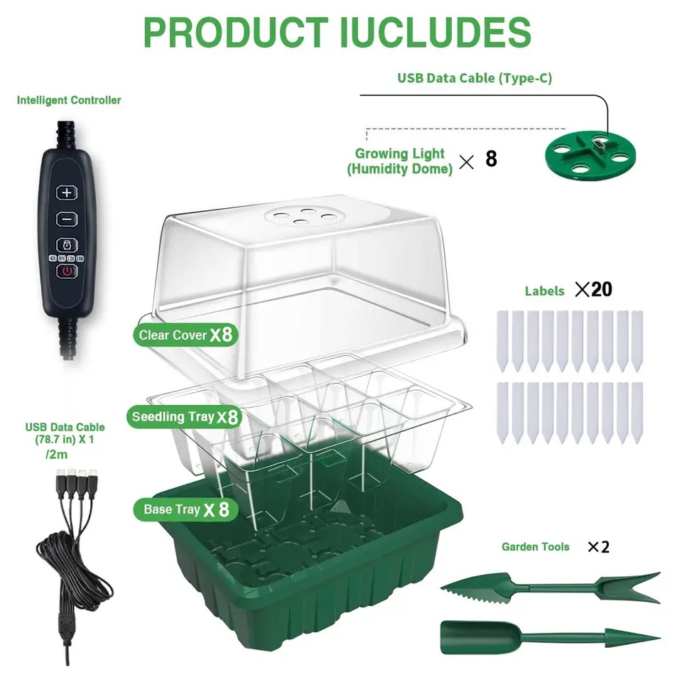 KEBINCPLED Full Spectrum USB 5 - Plant Grow Light Full Spectrum 评论和价格