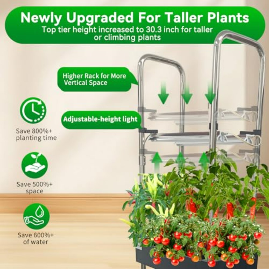 Indoor hydroponics growing sys - Smart Garden System 评论和价格