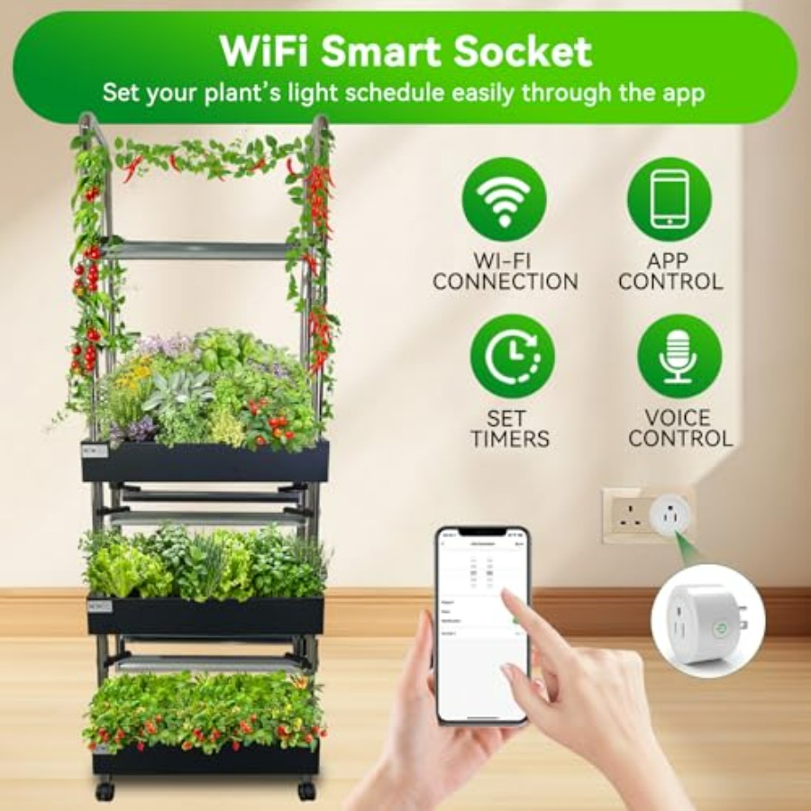 Indoor hydroponics growing sys - Smart Garden System 评论和价格