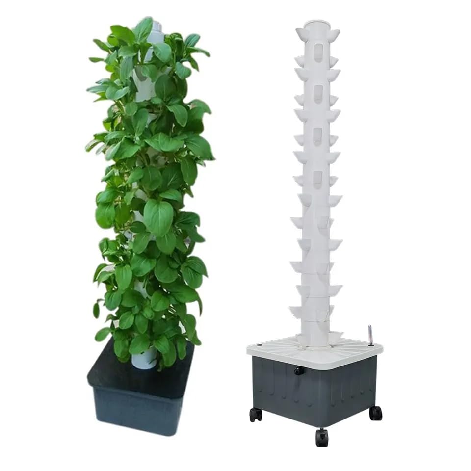 Vertical Hydroponic Grow Tower - Hydroponic Tower 评论和价格