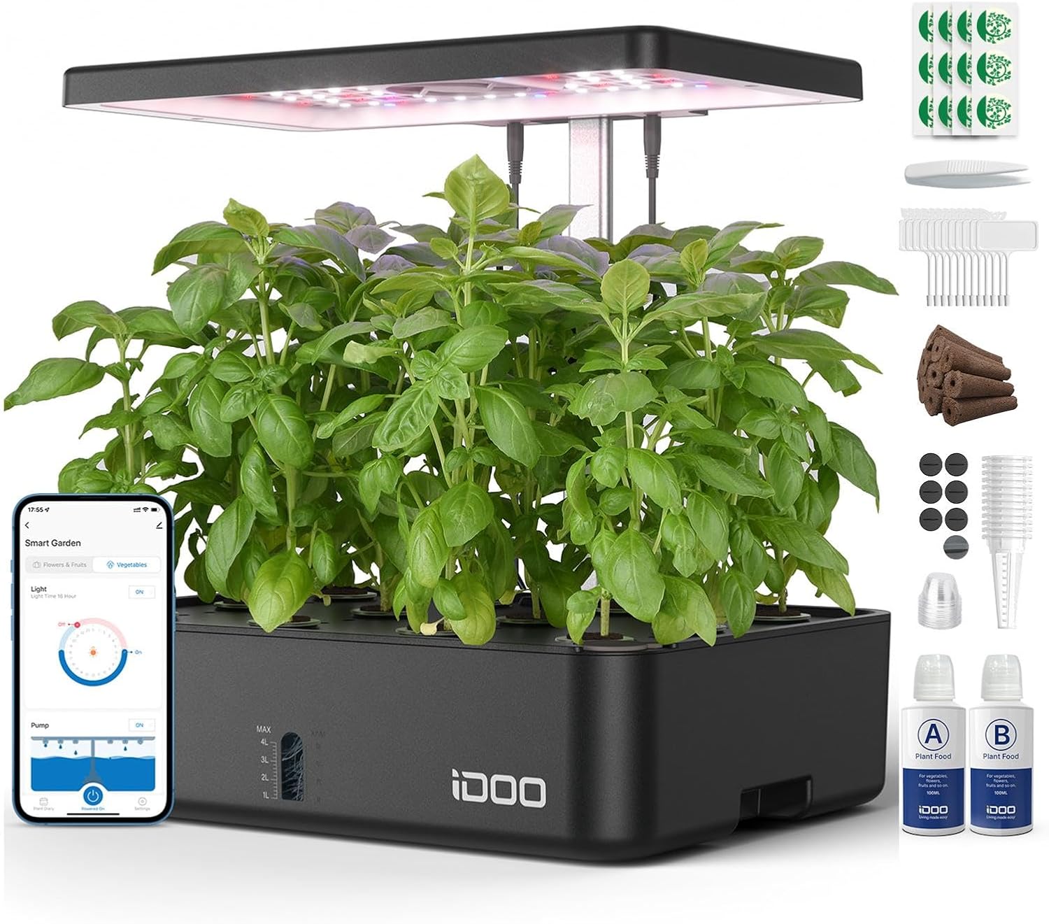 12 Pods WiFi Hydroponics Growi - Indoor Garden Kit 评论和价格