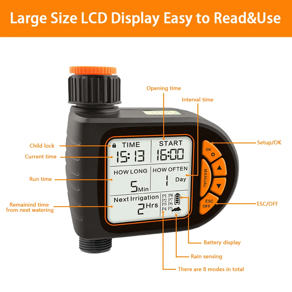 20M Smart Garden Timer LCD Aut - Smart Garden System 评论和价格