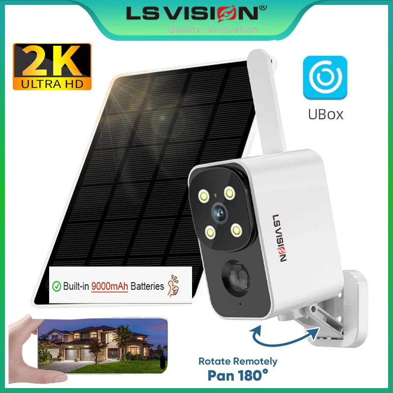 LS VISION Outdoor Solar Camera - Garden Camera 评论和价格