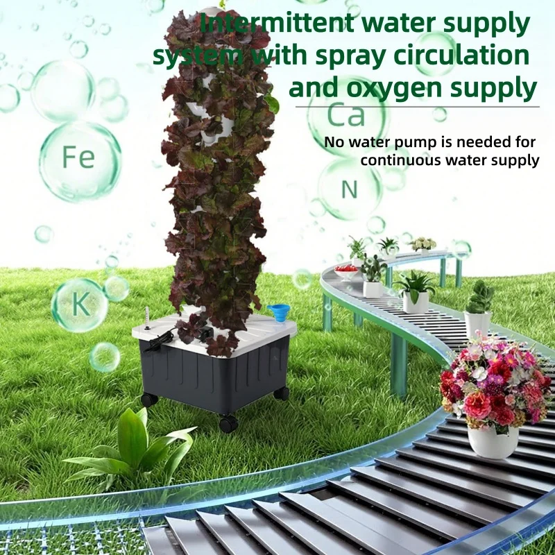 Hydroponic Planting Tower Inte - Hydroponic Tower 评论和价格