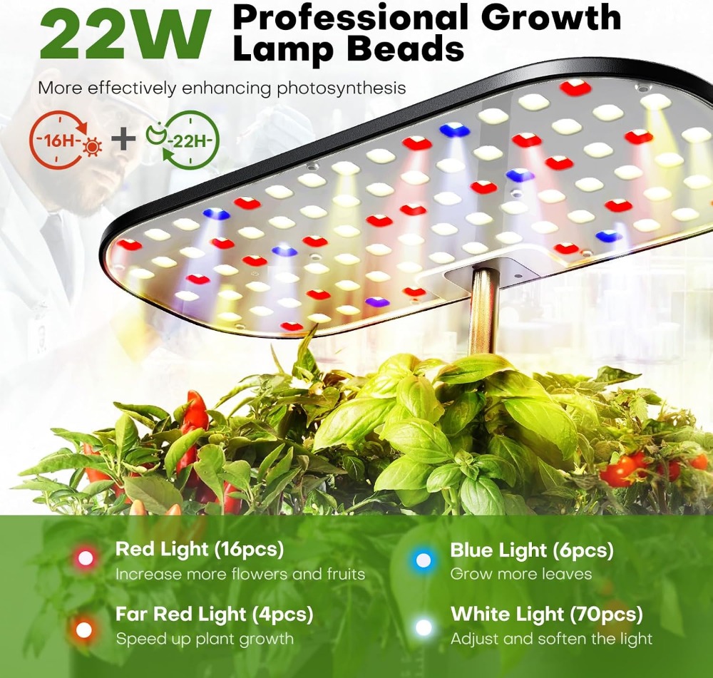 12-Pod Indoor Hydroponic Garde - Hydroponic Grow Pod 评论和价格