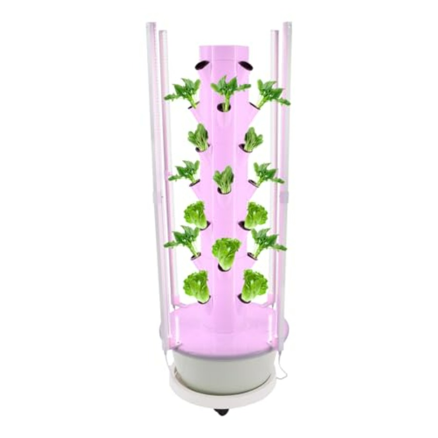 Hydroponic growing tower for i - Hydroponic Tower 评论和价格